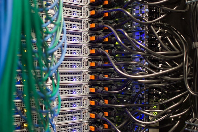 Image of Wikipedia servers