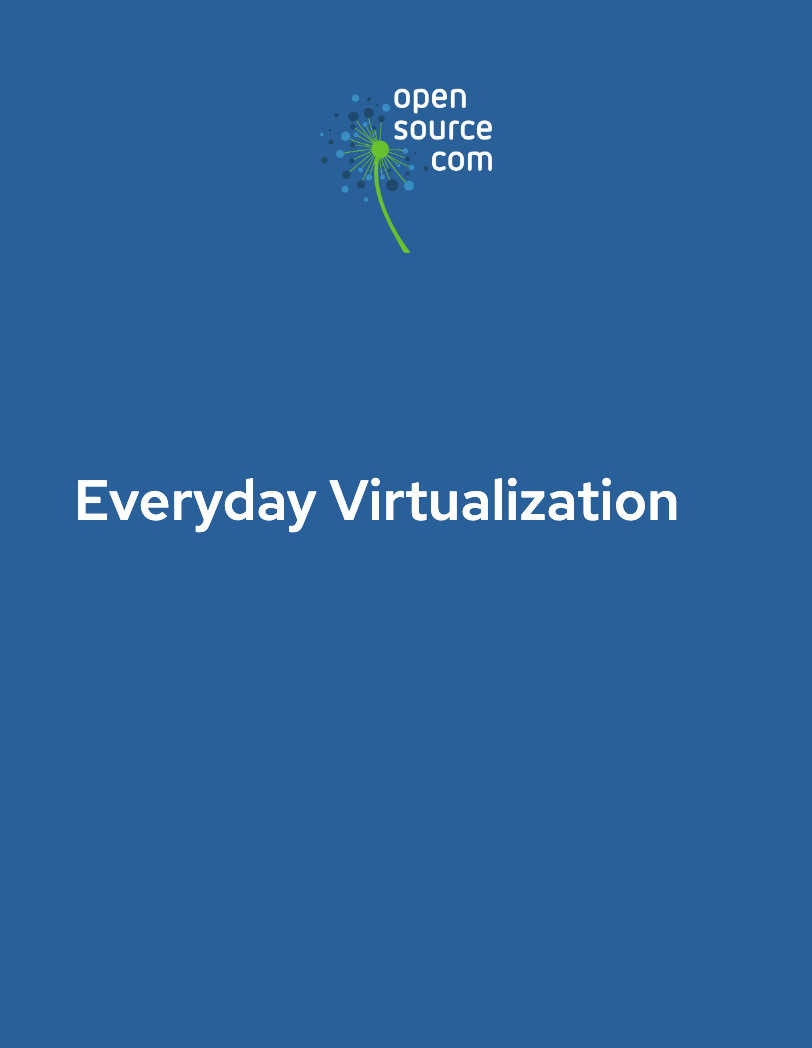 eBook cover Everyday virtualization on Linux