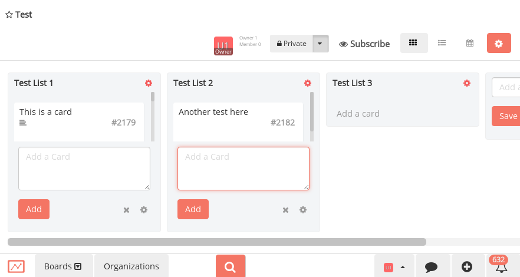 Kanban board