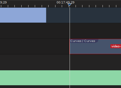 modifying in and out points in the timeline