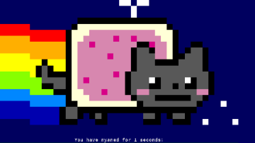 Linux toy: nyancat