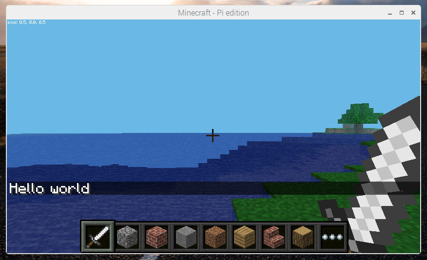 Minecraft hello world