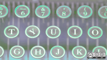 Typewriter keys