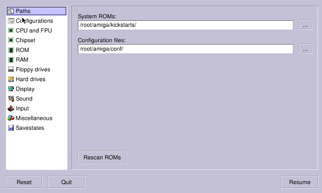 Configuring paths to kickstarts