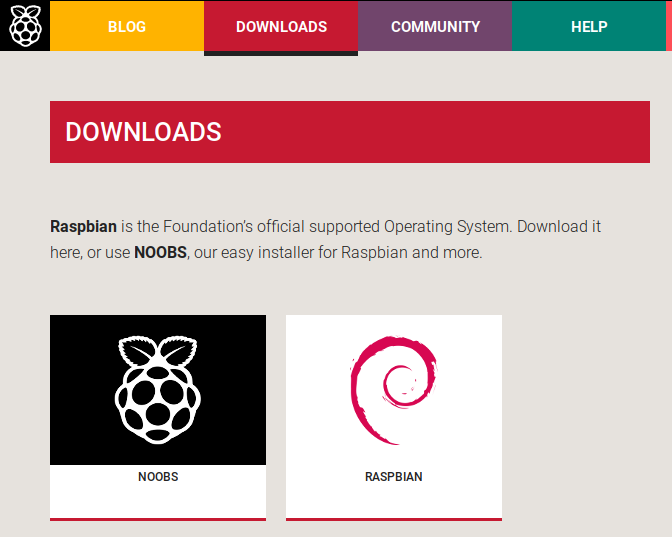 Raspberry Downloads